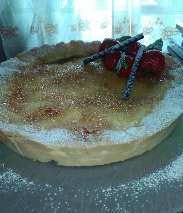 Crostata alla crème brulée