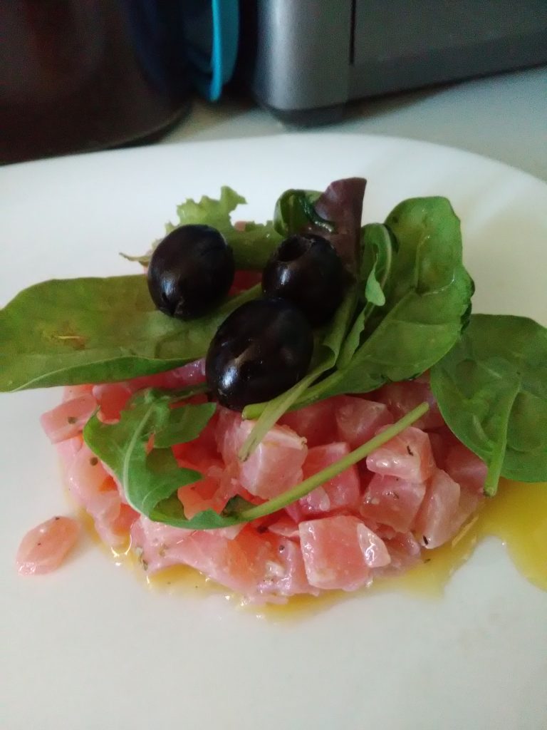 Tartare di pesce spada agli agrumi