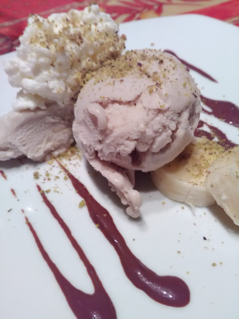 La mia versione del banana split