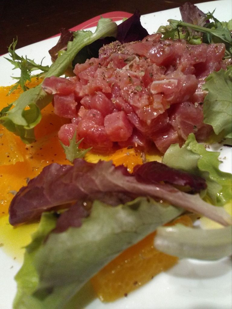 Tartare di tonno all’arancia