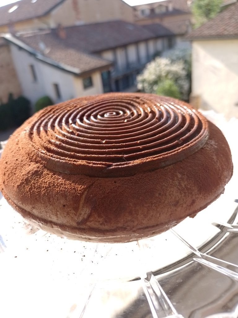 Banana Bread chocolate mousse cake